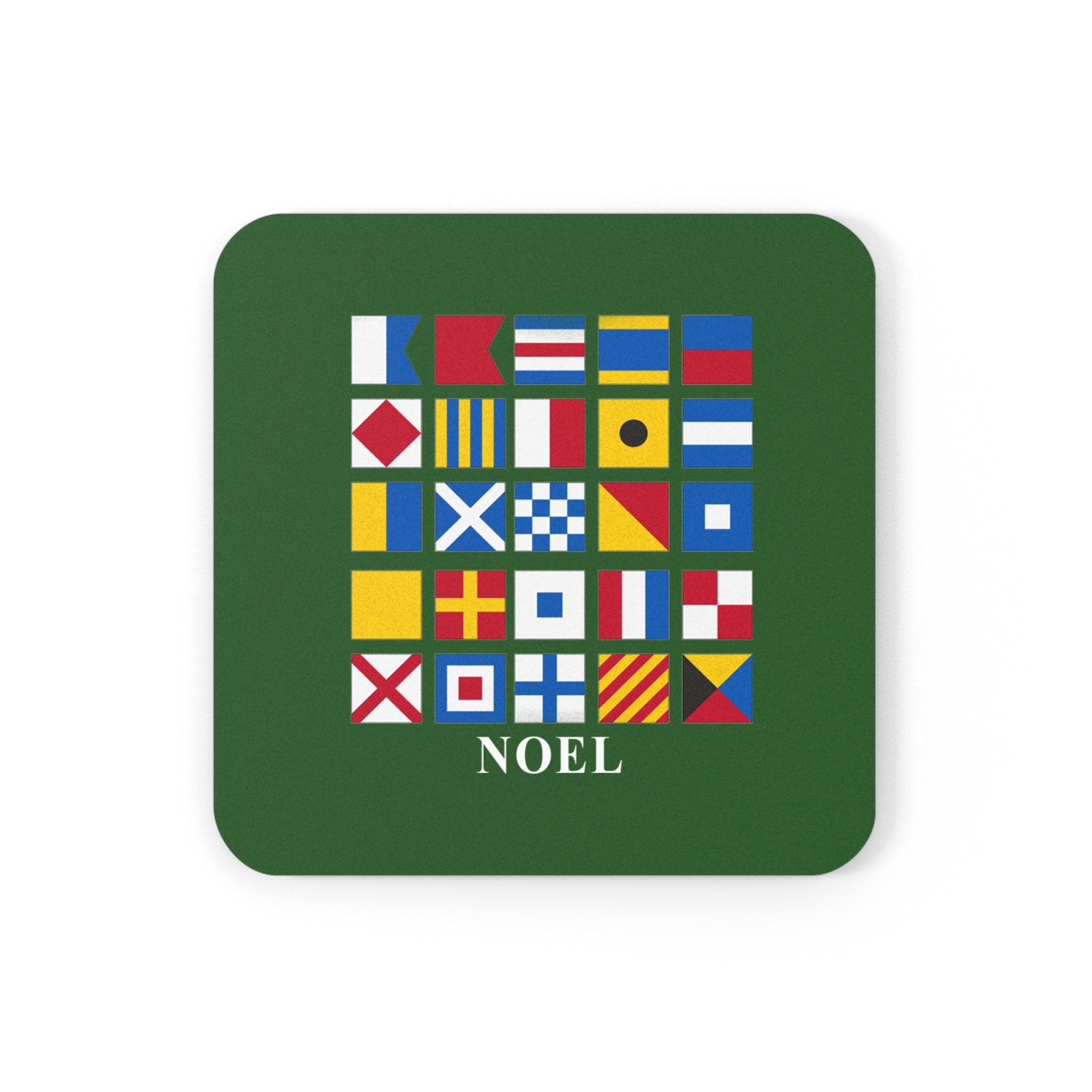 Signal Flag Coaster - NOEL