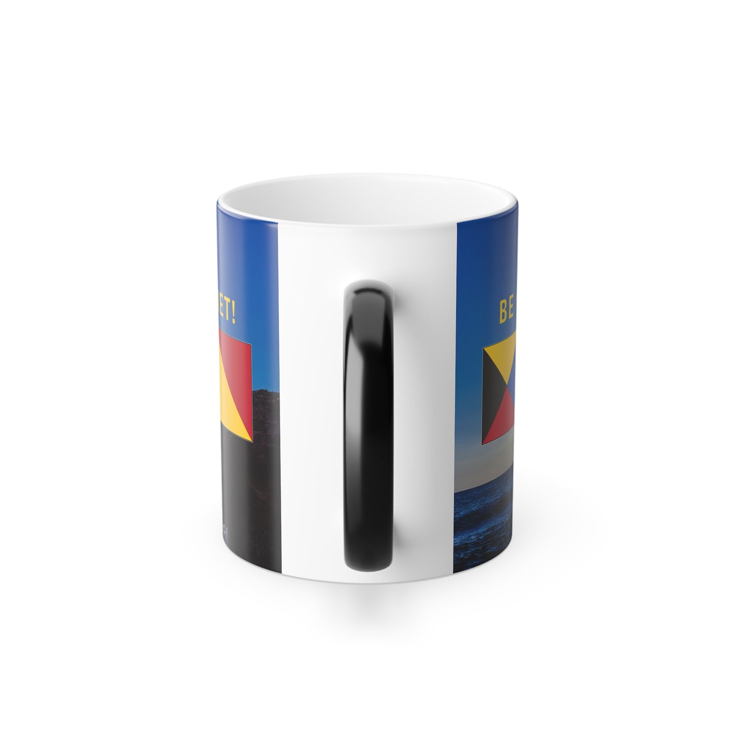 nautiMessage Hidden Message Mug - ZULU OSCAR - Be Quiet!
