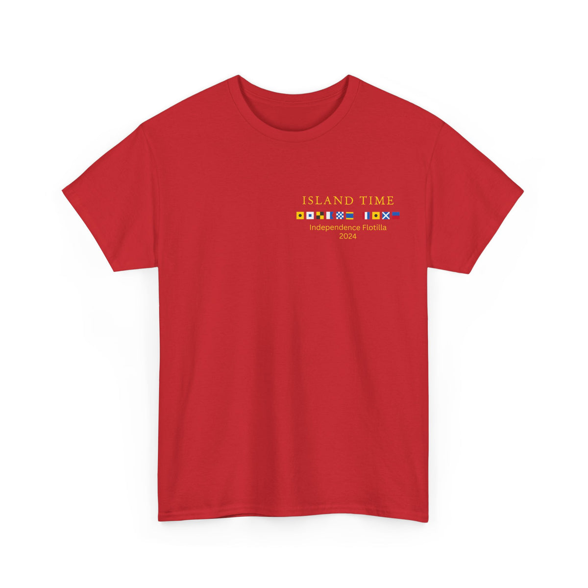 nautiMessage tShirt for vessel: ISLAND TIME Independence Flotilla 2024
