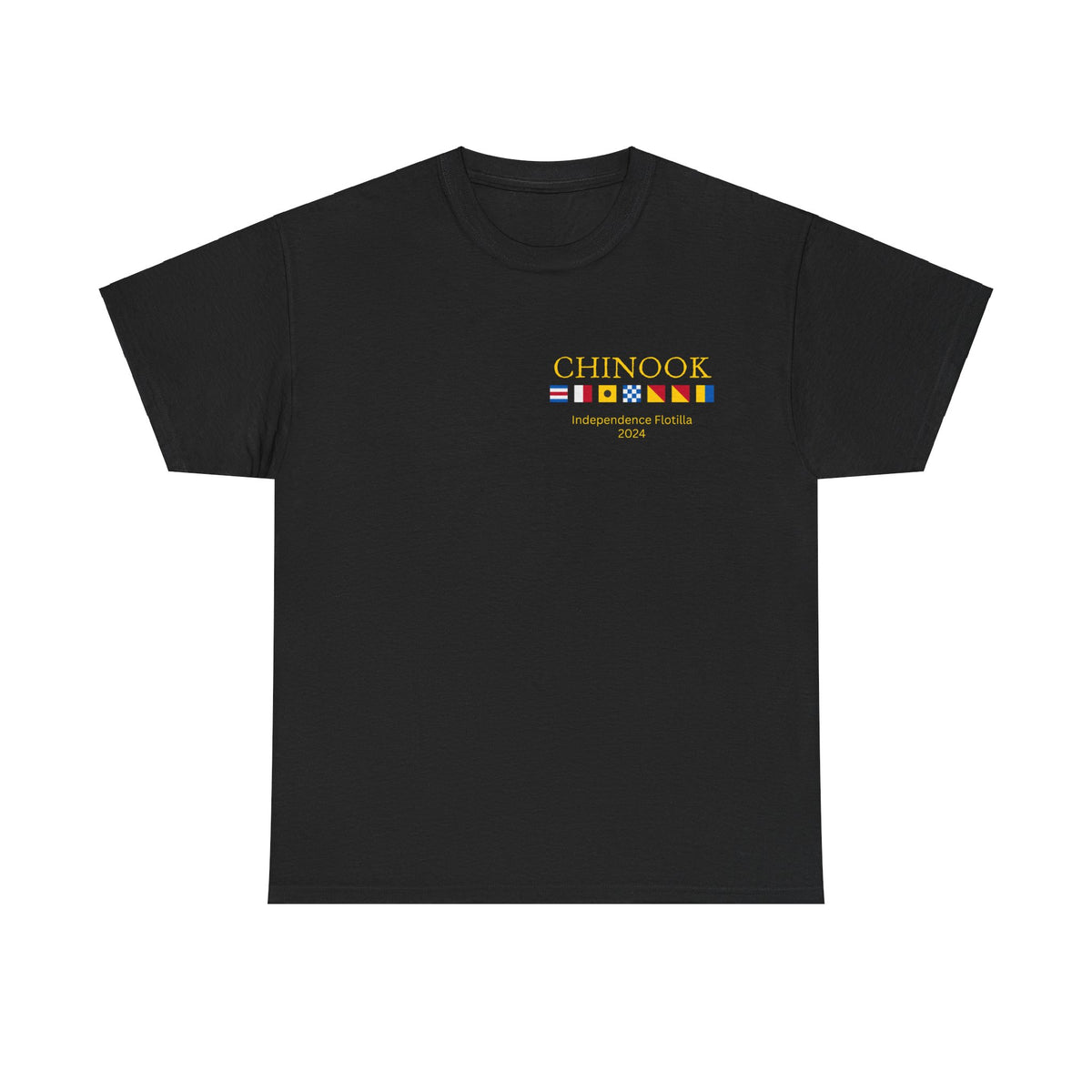 nautiMessage tShirt for vessel: CHINOOK Independence Flotilla 2024