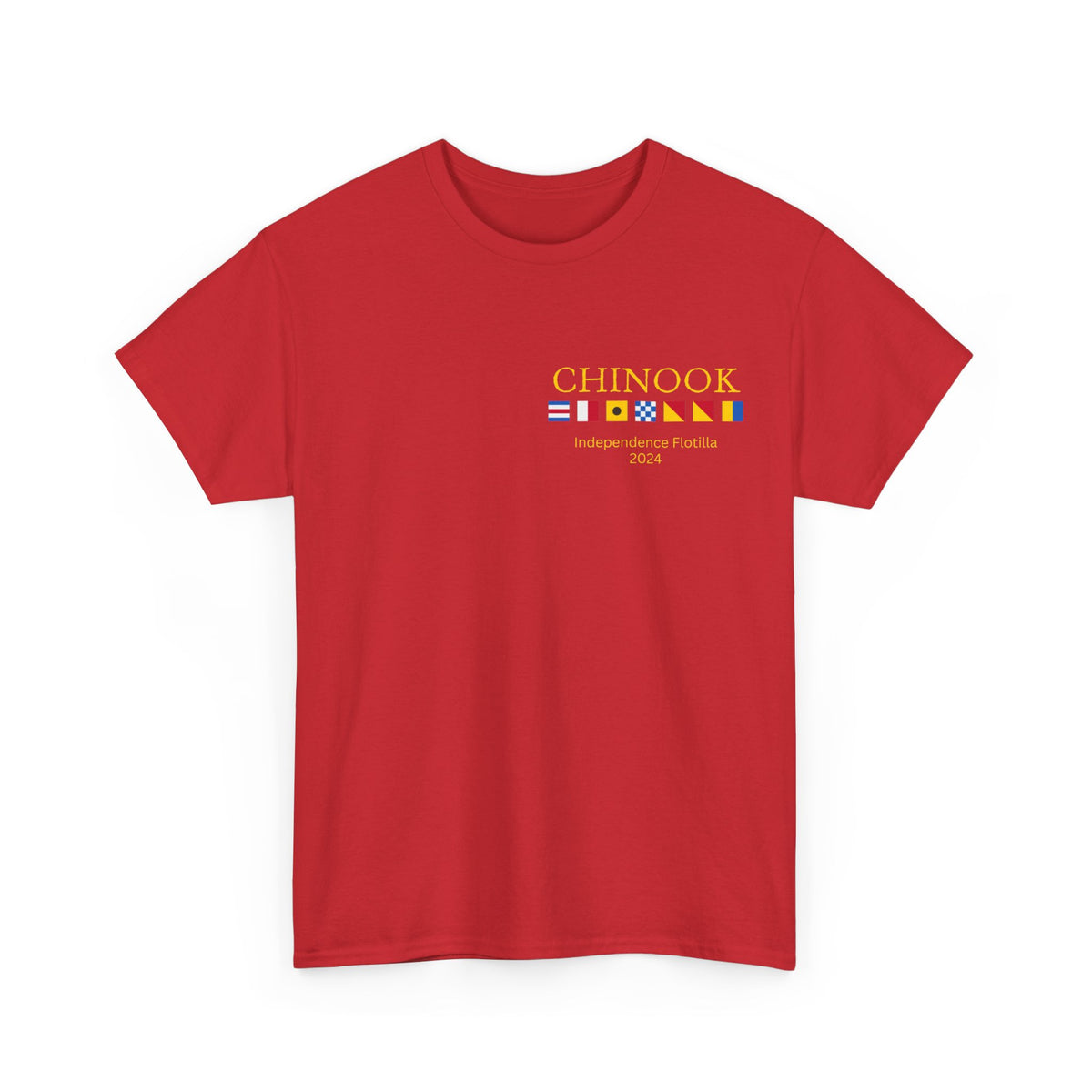nautiMessage tShirt for vessel: CHINOOK Independence Flotilla 2024