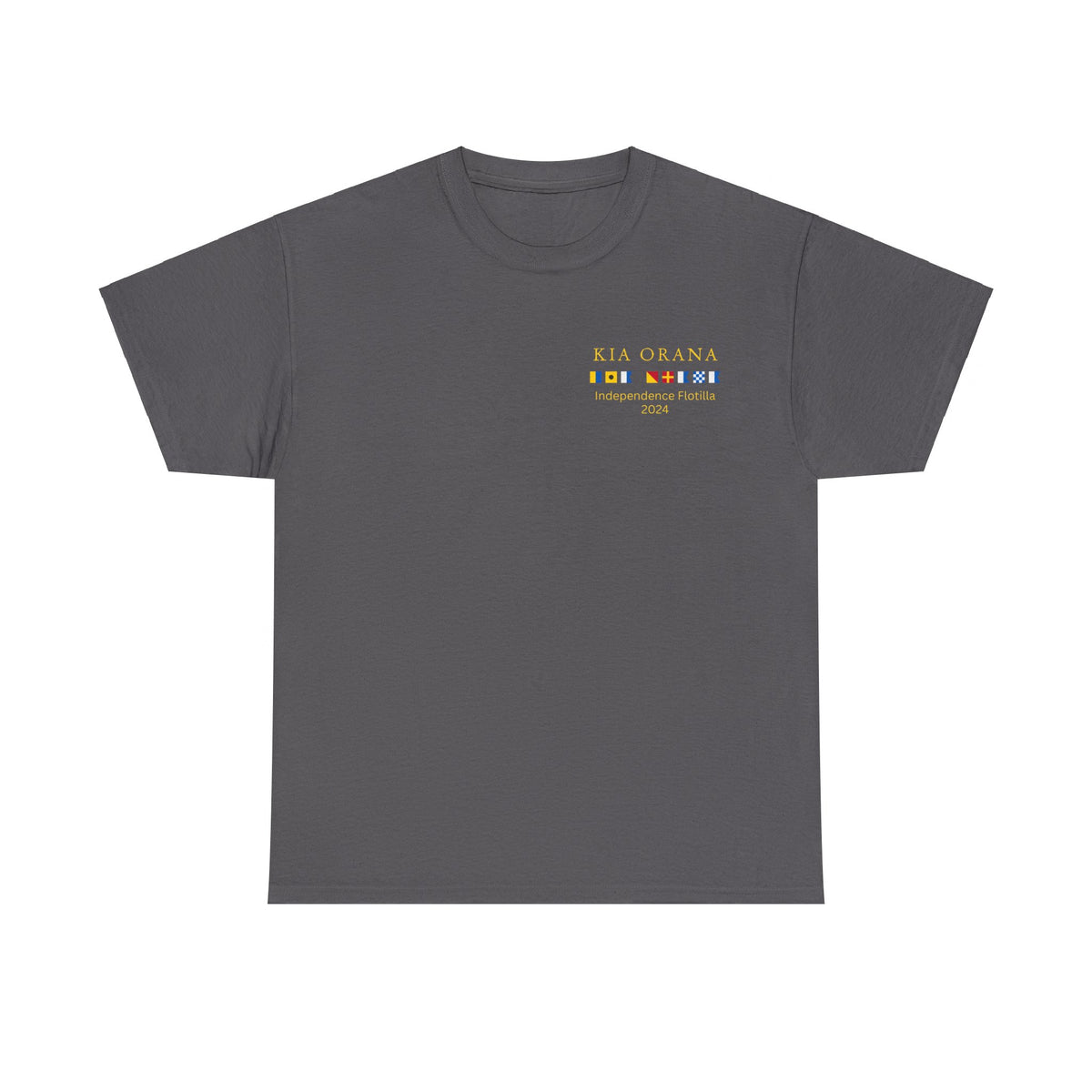 nautiMessage tShirt for vessel: Kia Orana Independence Flotilla 2024
