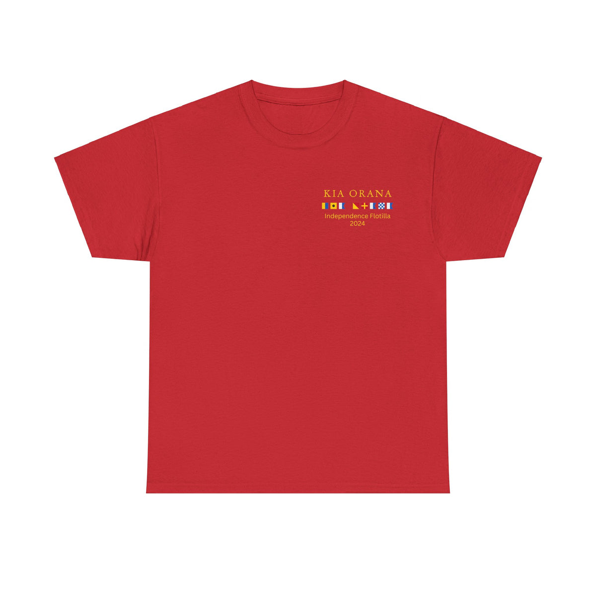 nautiMessage tShirt for vessel: Kia Orana Independence Flotilla 2024