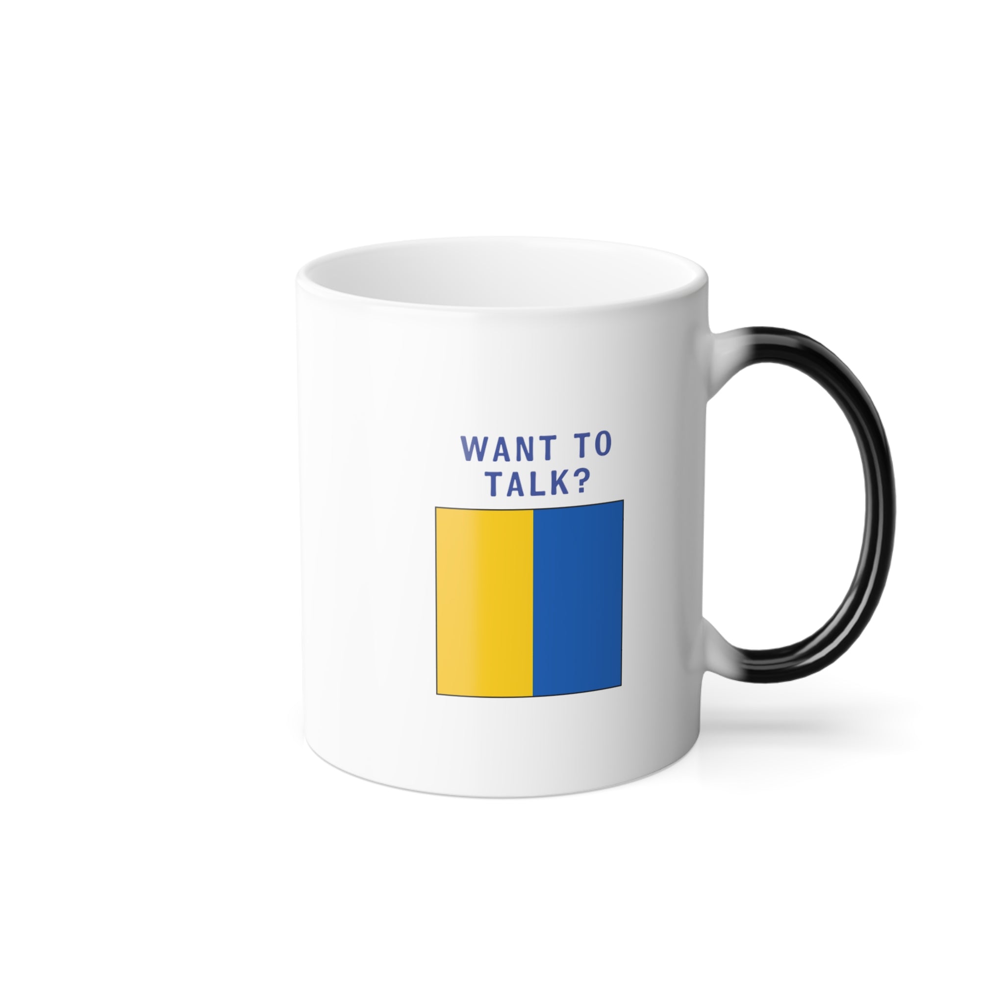 nautiMessage Hidden Message Mug - KILO - Want to Talk?