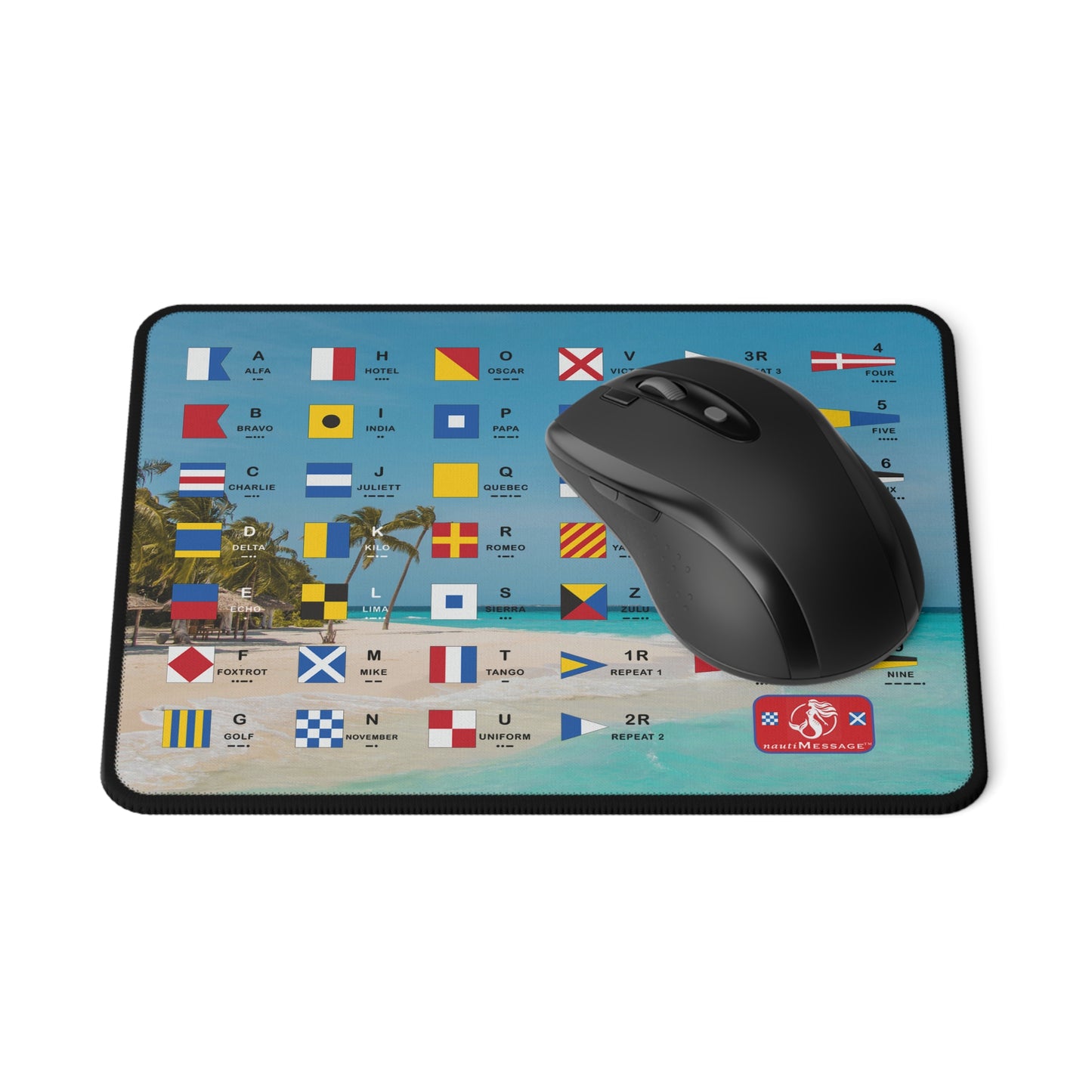 nautiMessage Non-Slip Gaming Mouse Pad