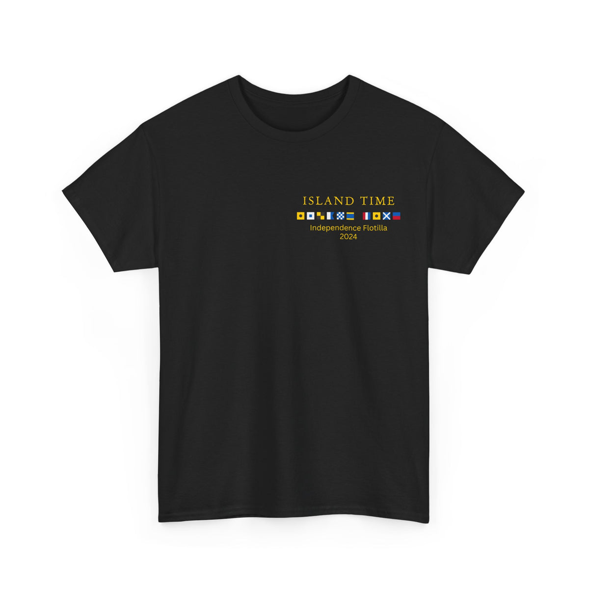 nautiMessage tShirt for vessel: ISLAND TIME Independence Flotilla 2024