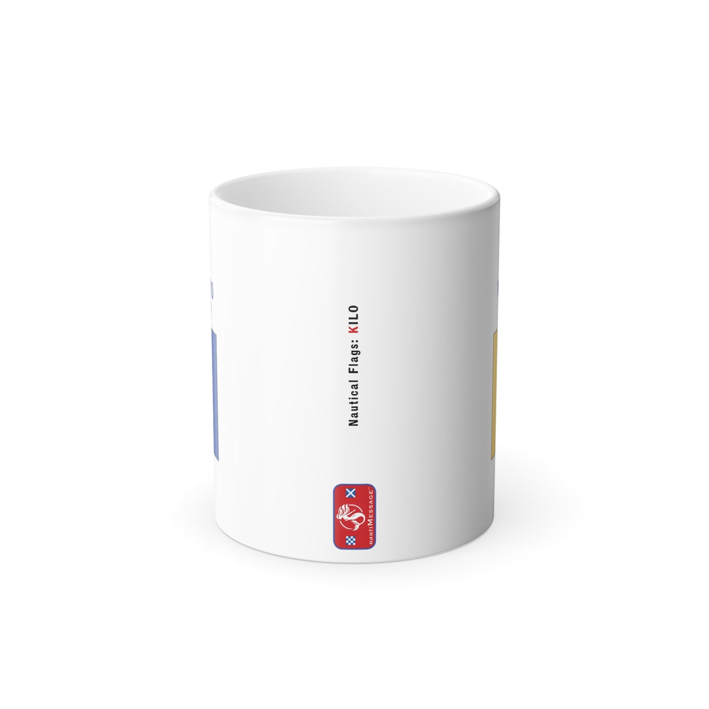 nautiMessage Hidden Message Mug - KILO - Want to Talk?