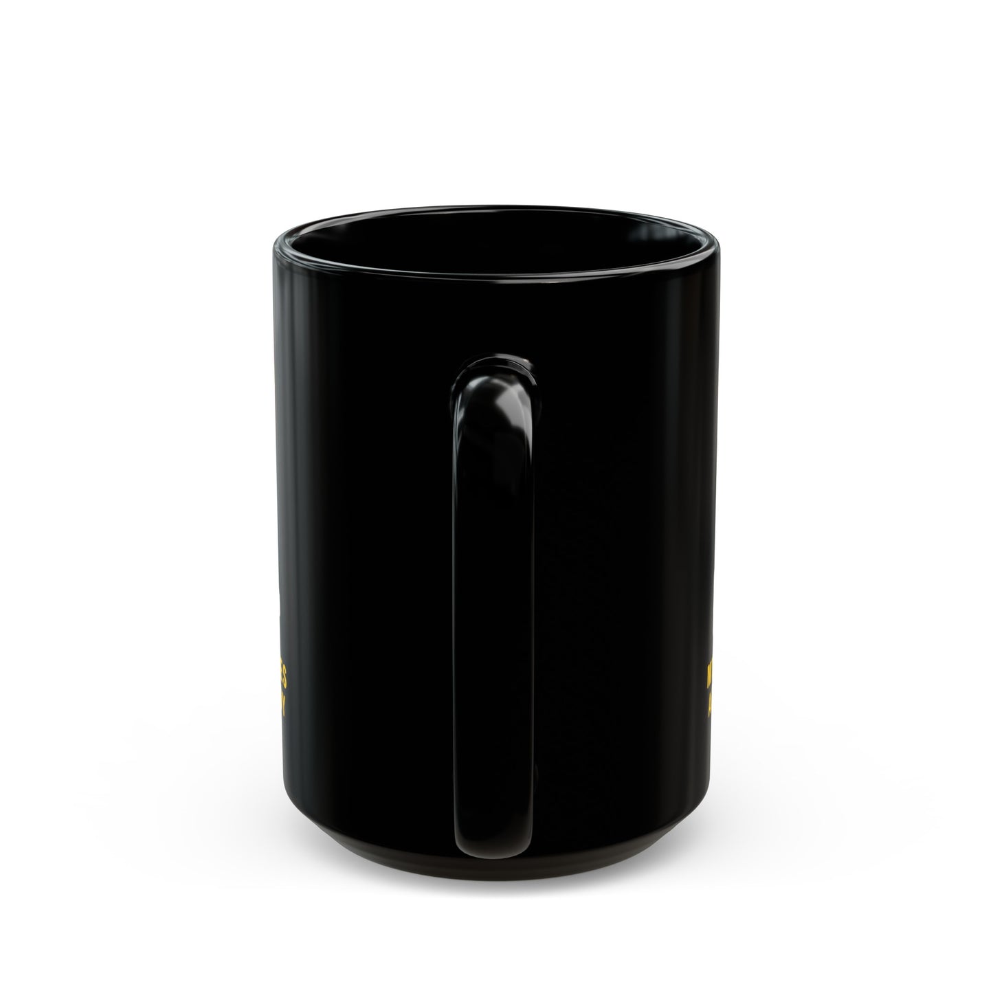 nautiMessage Black Mug - ROMEO KILO ONE - My Engines are Ready