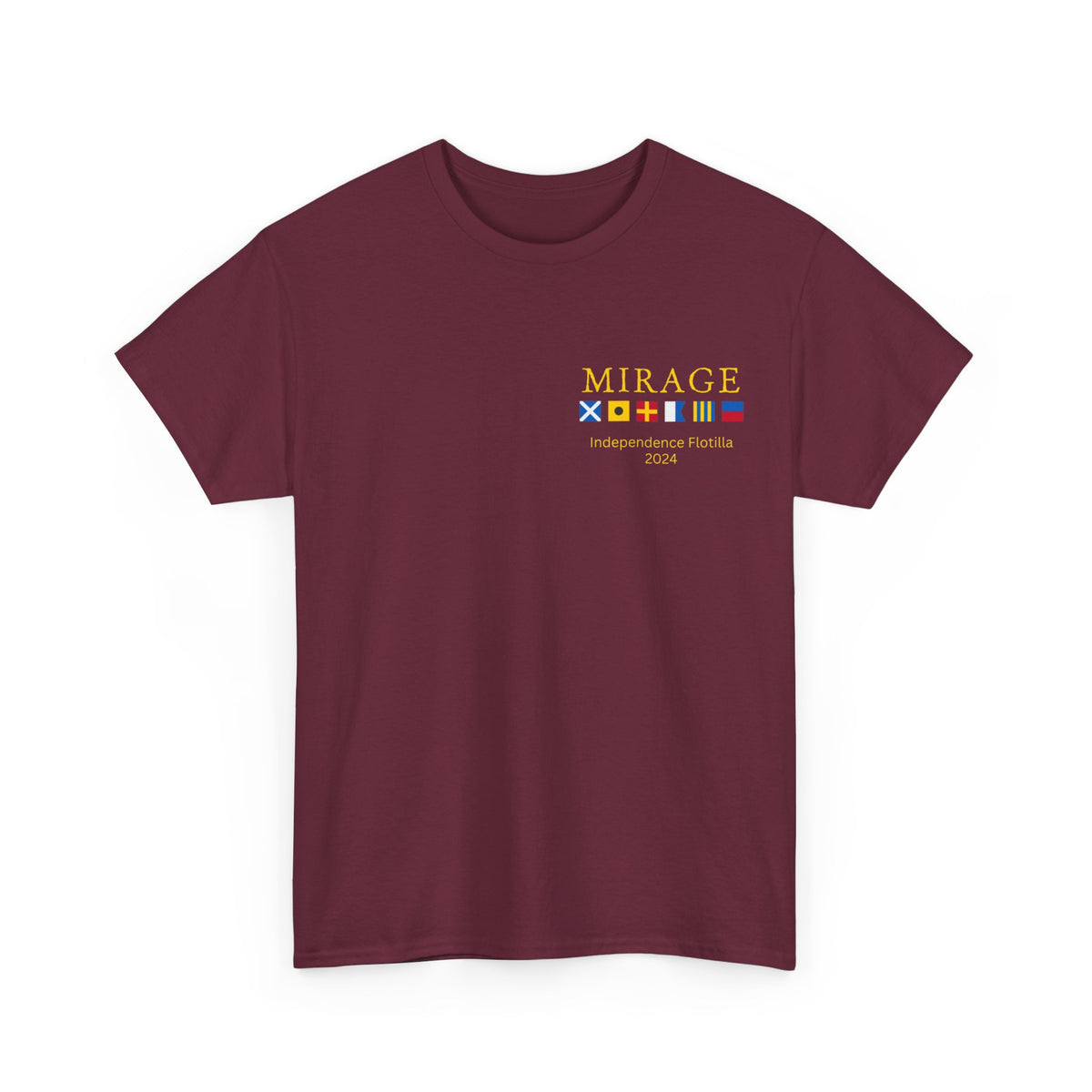 nautiMessage tShirt for vessel: MIRAGE Independence Flotilla 2024