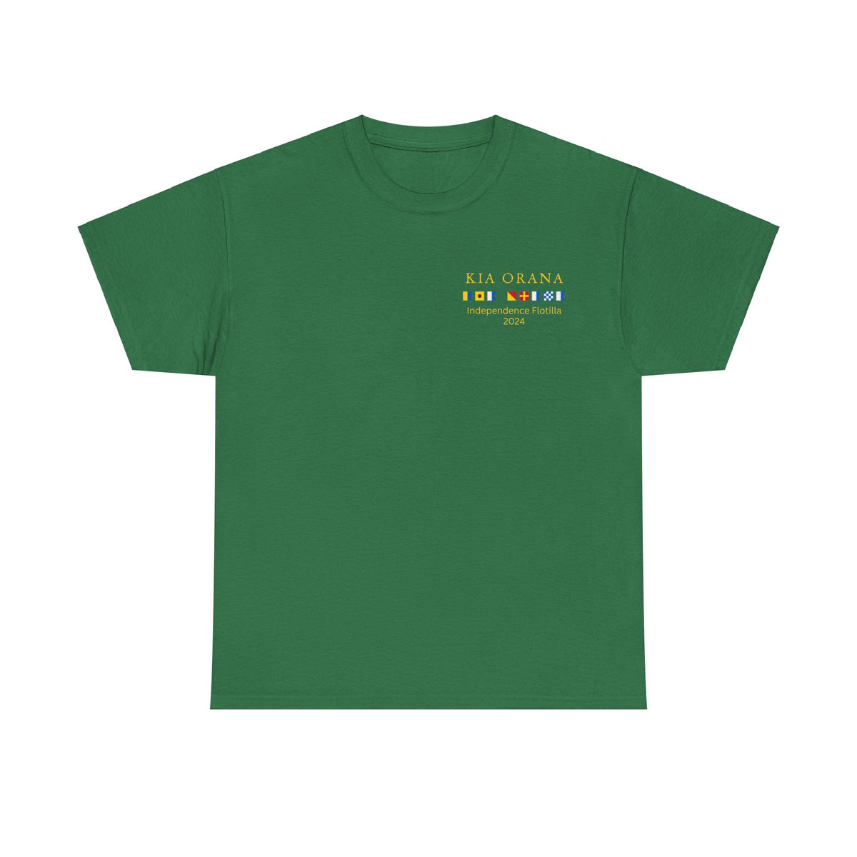 nautiMessage tShirt for vessel: Kia Orana Independence Flotilla 2024