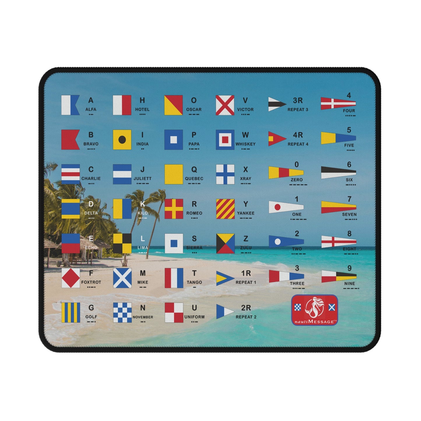 nautiMessage Non-Slip Gaming Mouse Pad