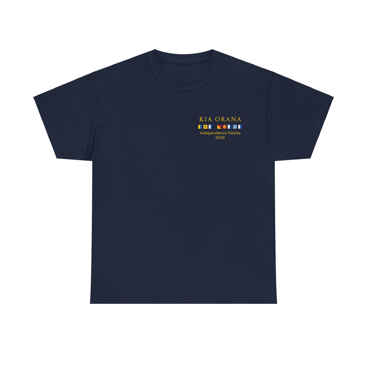 nautiMessage tShirt for vessel: Kia Orana Independence Flotilla 2024
