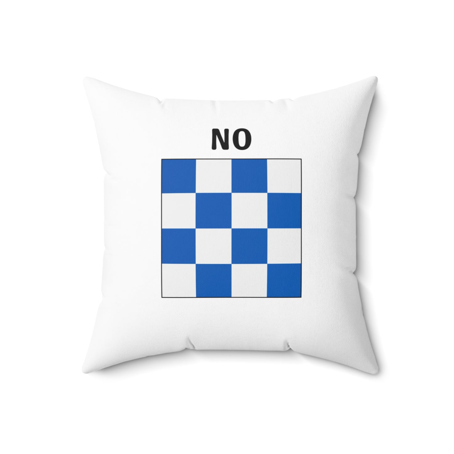 nautiMessage Bedroom Pillow (White) -YES/NO