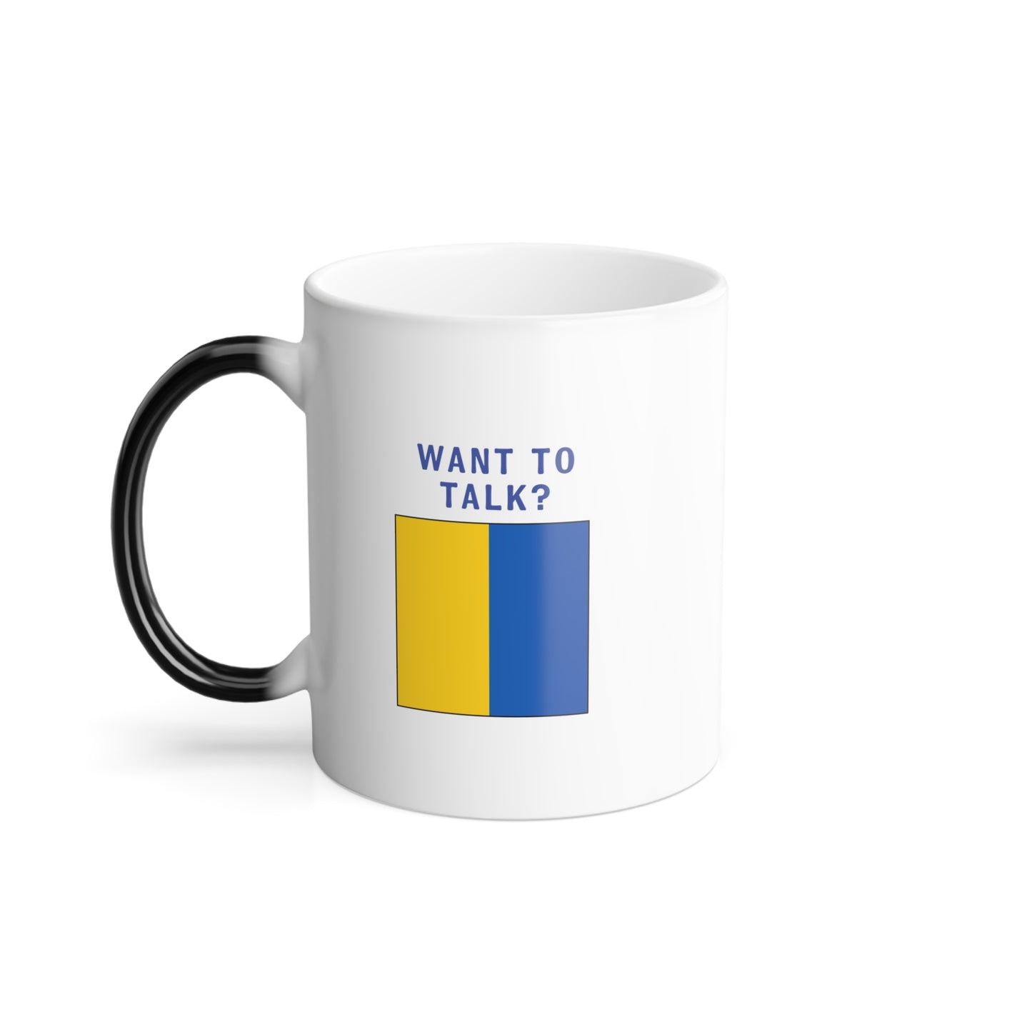 nautiMessage Hidden Message Mug - KILO - Want to Talk?