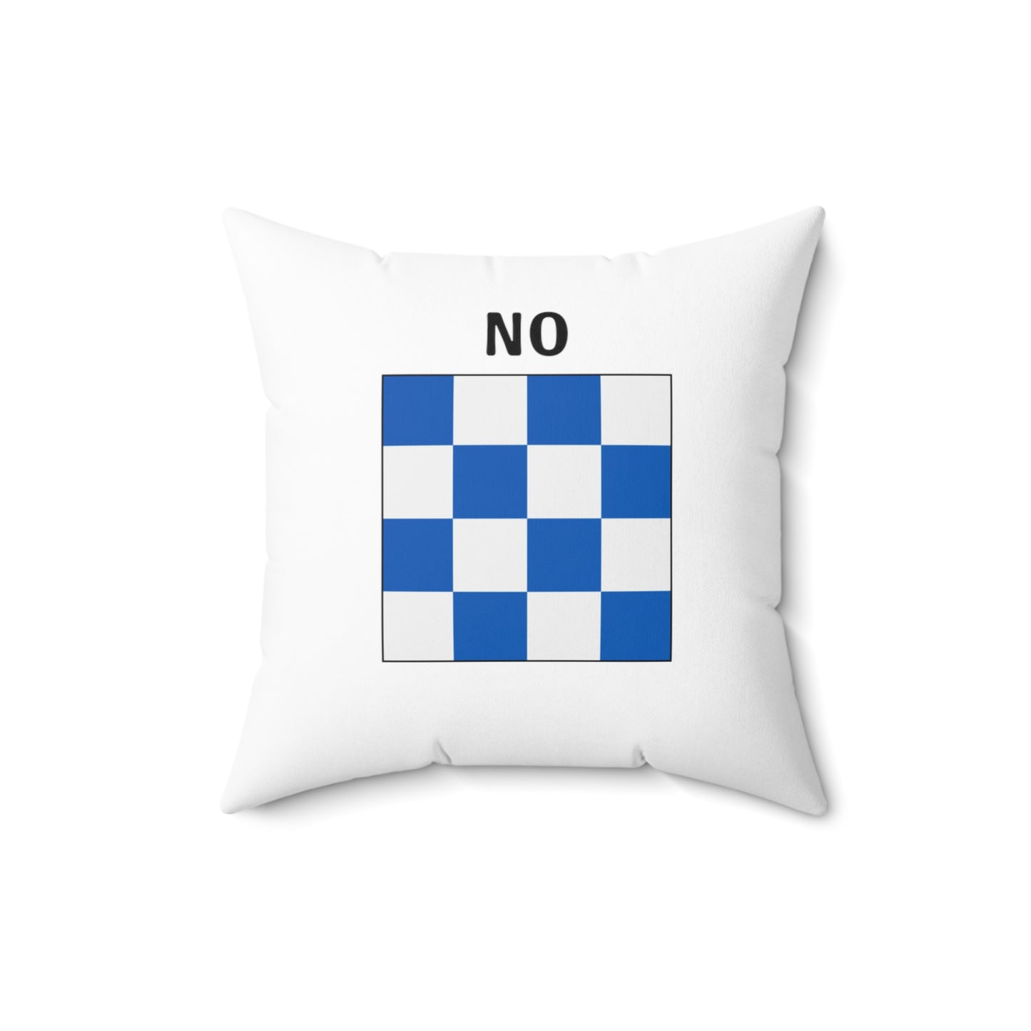 nautiMessage Bedroom Pillow (White) -YES/NO