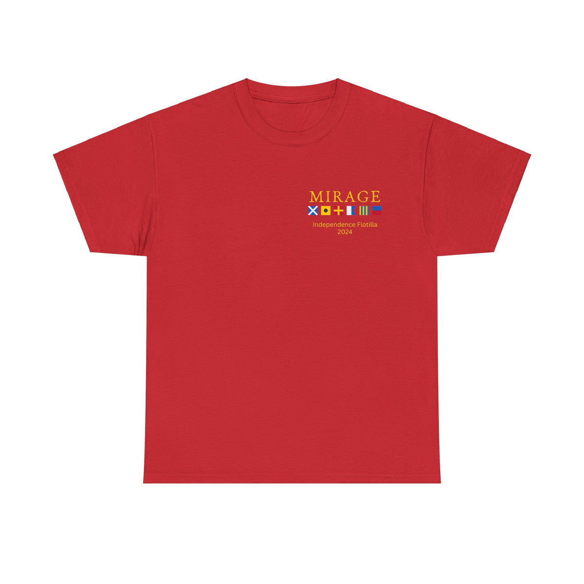 nautiMessage tShirt for vessel: MIRAGE Independence Flotilla 2024