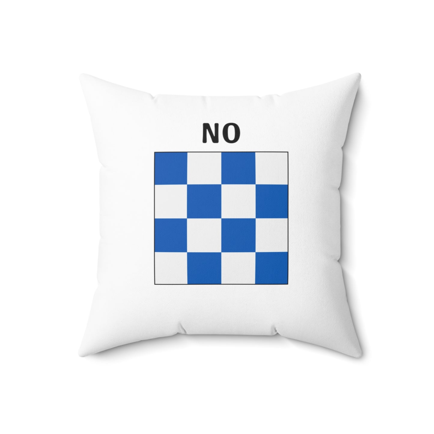 nautiMessage Bedroom Pillow (White) -YES/NO