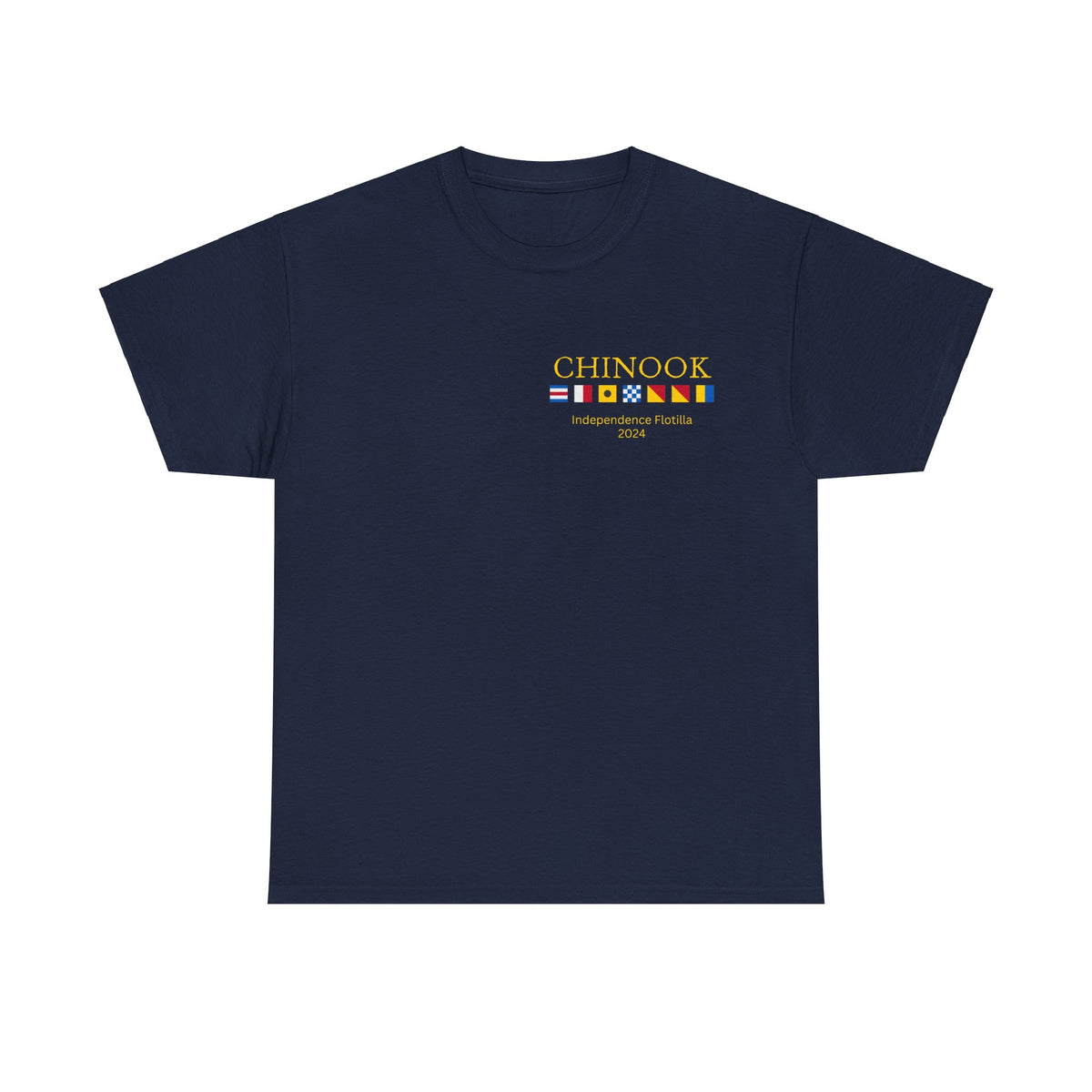 nautiMessage tShirt for vessel: CHINOOK Independence Flotilla 2024