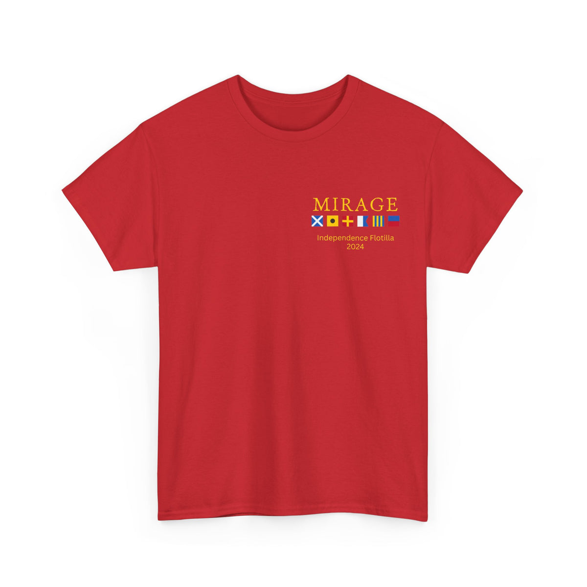 nautiMessage tShirt for vessel: MIRAGE Independence Flotilla 2024