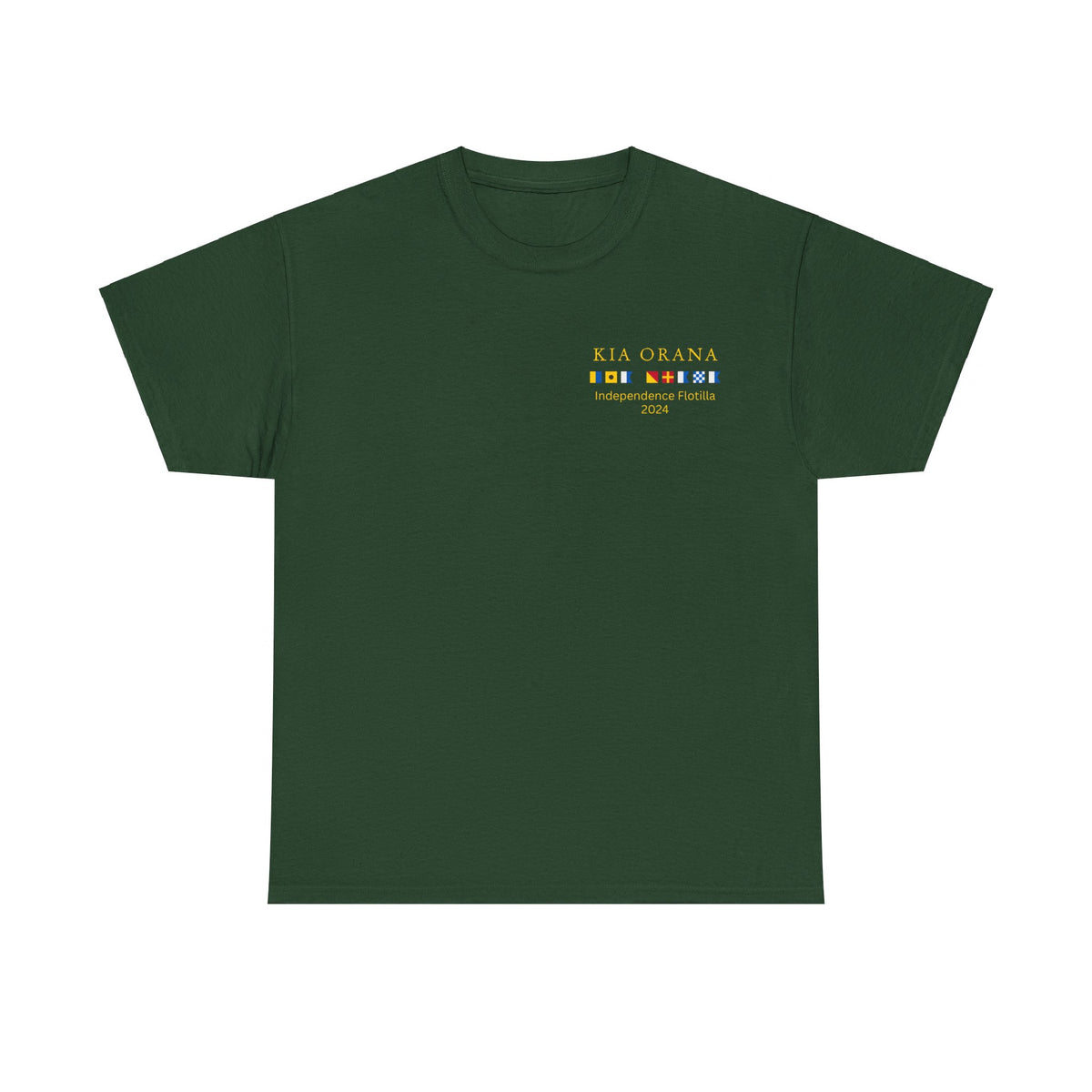 nautiMessage tShirt for vessel: Kia Orana Independence Flotilla 2024