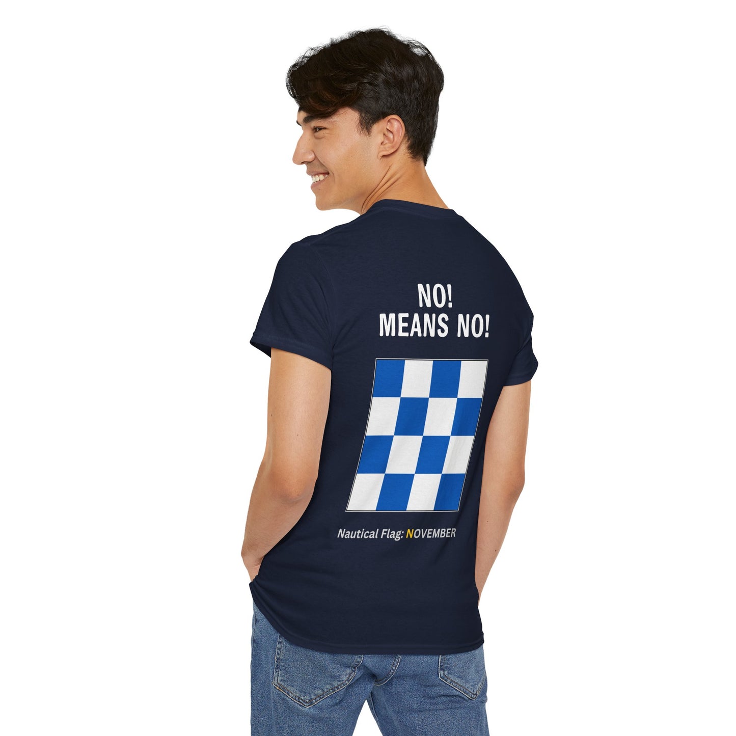 nautiMessage Tee Shirt NOVEMBER - No! Means No!