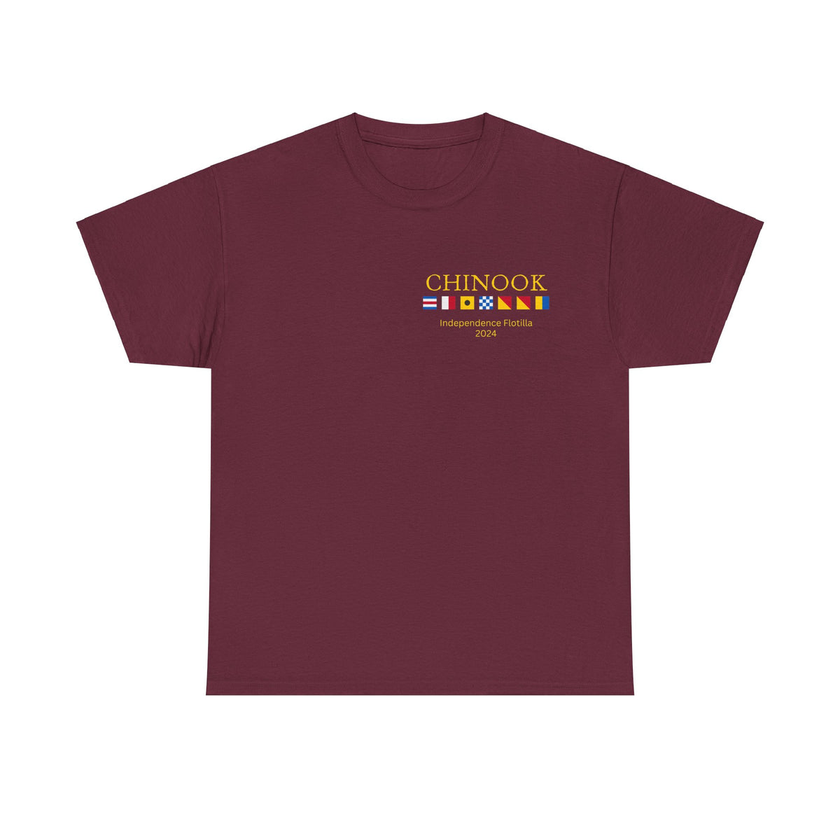 nautiMessage tShirt for vessel: CHINOOK Independence Flotilla 2024