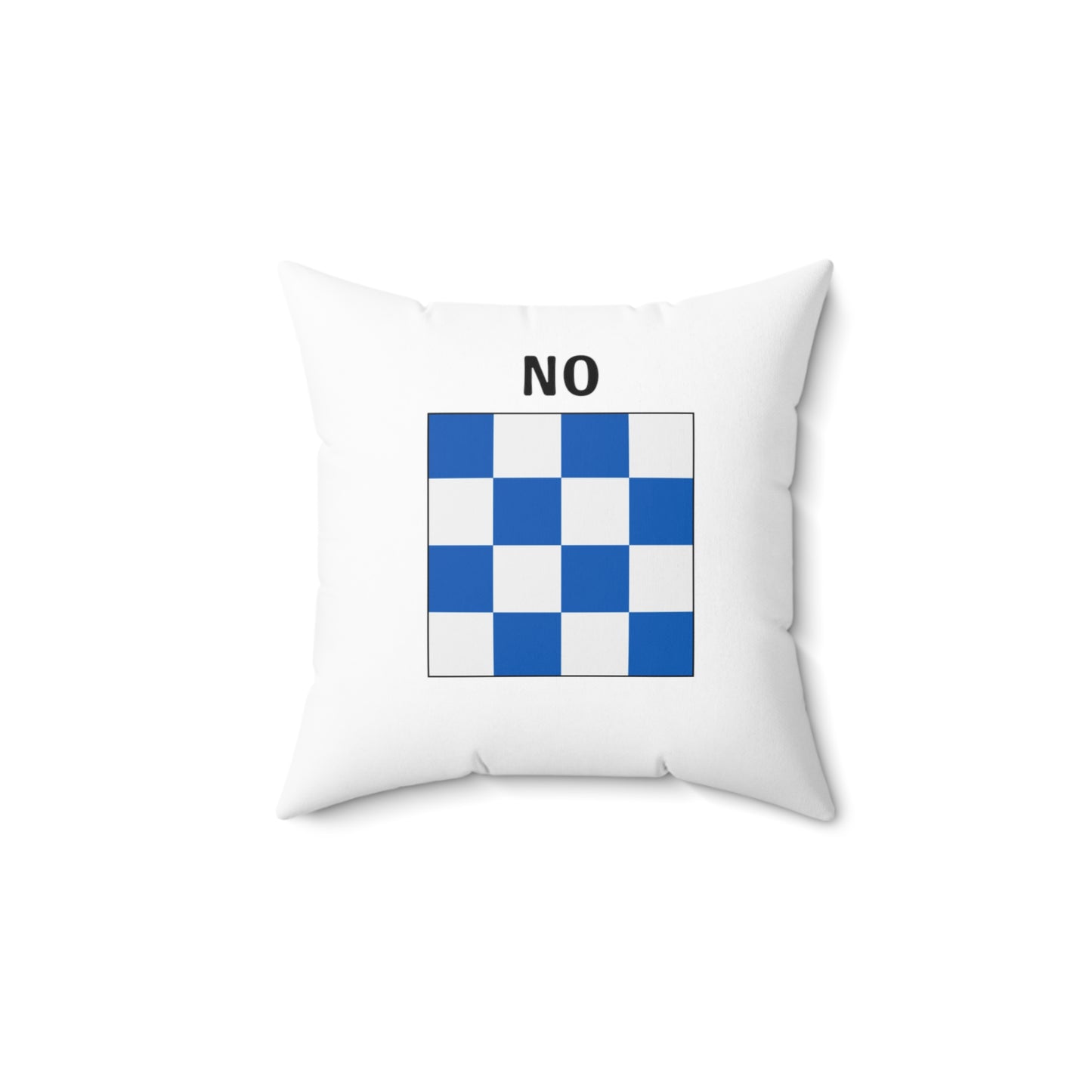 nautiMessage Bedroom Pillow (White) -YES/NO