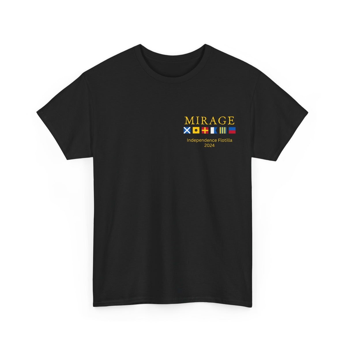 nautiMessage tShirt for vessel: MIRAGE Independence Flotilla 2024