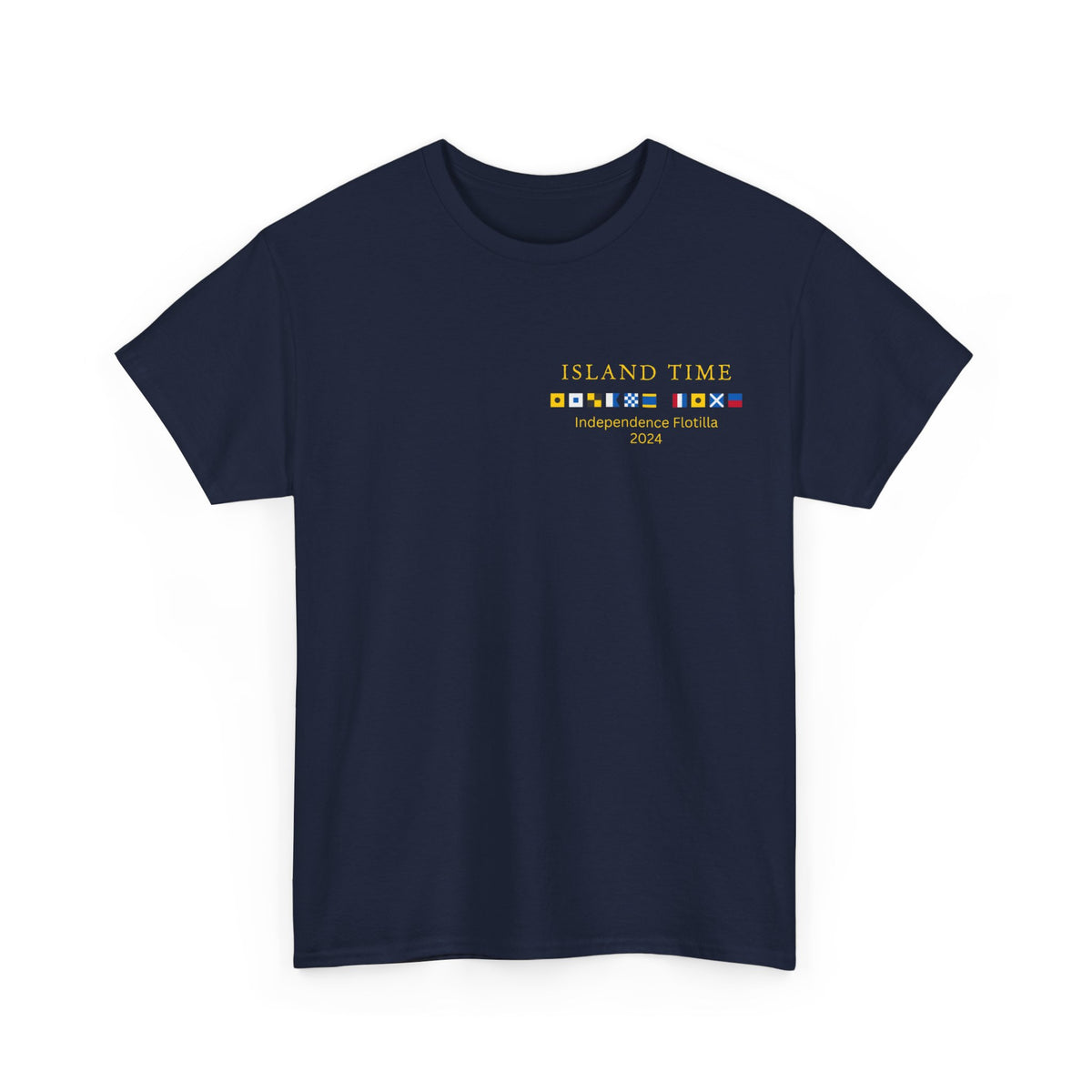 nautiMessage tShirt for vessel: ISLAND TIME Independence Flotilla 2024