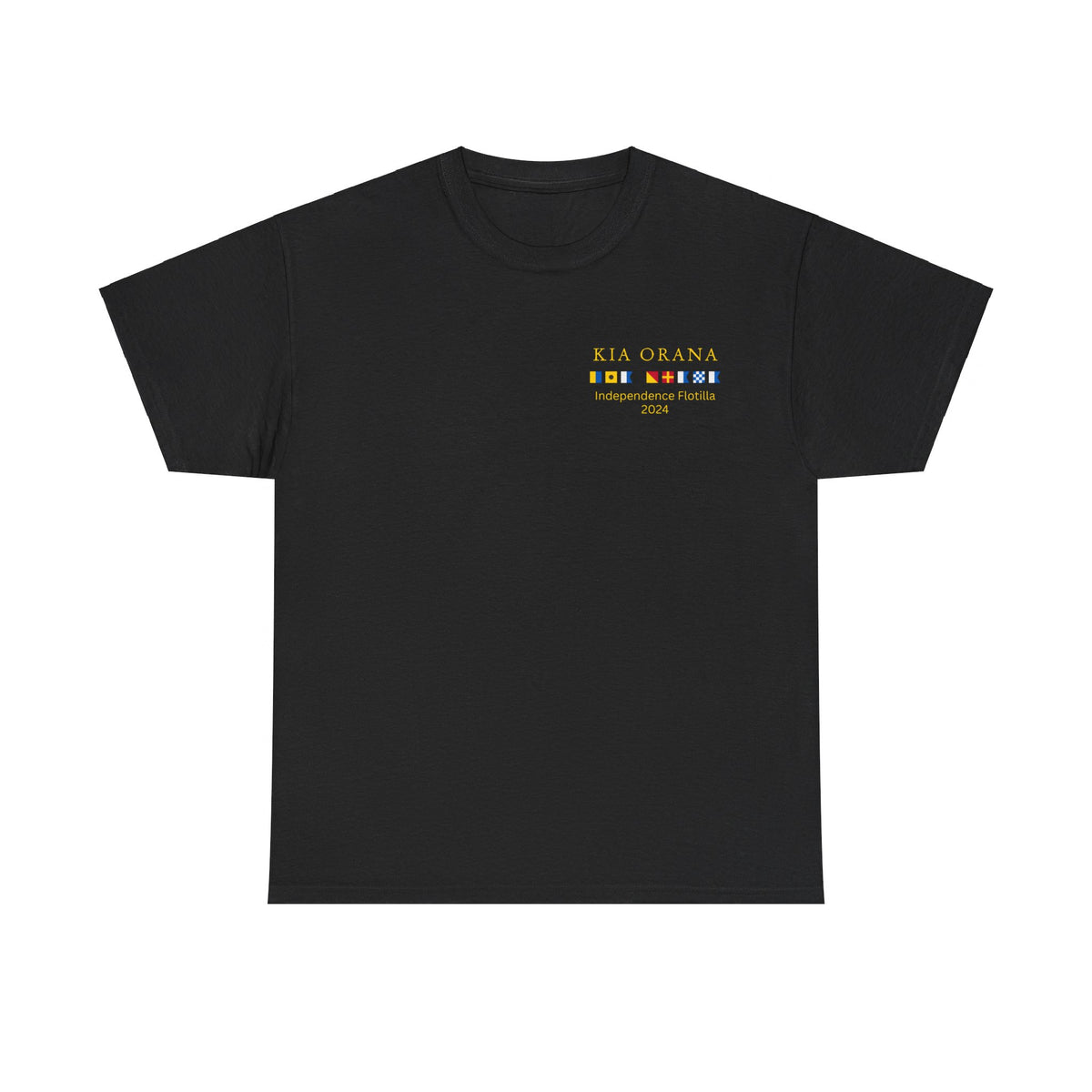nautiMessage tShirt for vessel: Kia Orana Independence Flotilla 2024